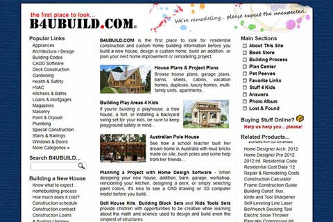 B4UBUILD.COM Website